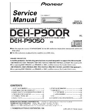 Сервисная инструкция Pioneer DEH-P900R, DEH-P9050 ― Manual-Shop.ru