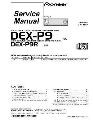 Сервисная инструкция Pioneer DEX-P9R ― Manual-Shop.ru