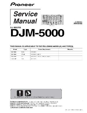 Сервисная инструкция Pioneer DJM-5000 ― Manual-Shop.ru