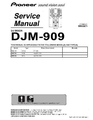 Сервисная инструкция Pioneer DJM-909 ― Manual-Shop.ru