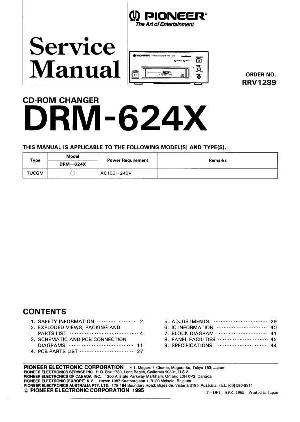 Сервисная инструкция Pioneer DRM-624X ― Manual-Shop.ru