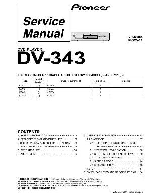 Сервисная инструкция Pioneer DV-343 ― Manual-Shop.ru