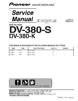 Сервисная инструкция Pioneer DV-380-S ― Manual-Shop.ru
