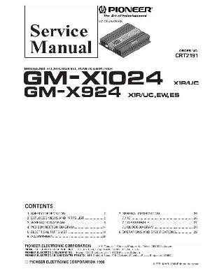 Service manual Pioneer GM-X924, GM-X1024 ― Manual-Shop.ru