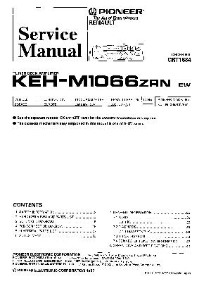 Service manual Pioneer KEH-M1066 ― Manual-Shop.ru
