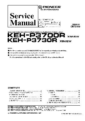 Service manual Pioneer KEH-P3700R, KEH-P3730R ― Manual-Shop.ru