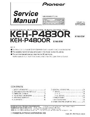 Service manual Pioneer KEH-P4800R, KEH-P4830R ― Manual-Shop.ru