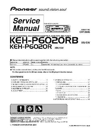 Service manual Pioneer KEH-P6020R ― Manual-Shop.ru
