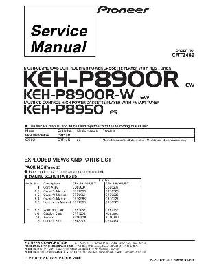 Service manual Pioneer KEH-P8900R, KEH-P8950 ― Manual-Shop.ru