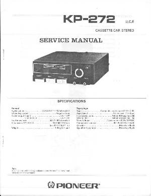 Service manual Pioneer KP-272 ― Manual-Shop.ru