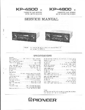 Service manual Pioneer KP-4500, KP-4800 ― Manual-Shop.ru