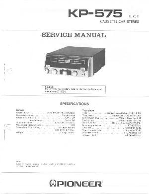 Service manual Pioneer KP-575 ― Manual-Shop.ru