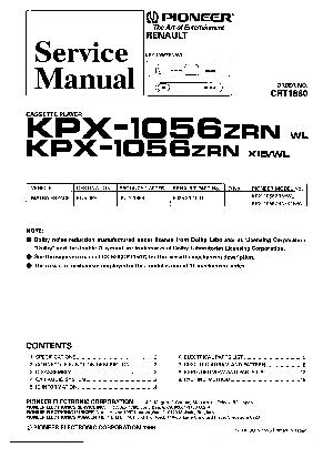Service manual Pioneer KPX-1056 ― Manual-Shop.ru