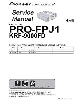 Service manual Pioneer KRF-9000FD ― Manual-Shop.ru