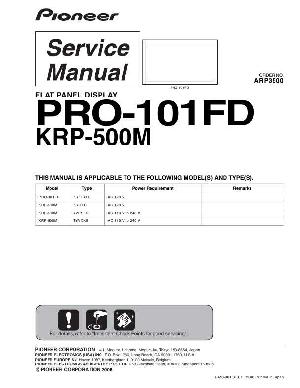 Service manual Pioneer KRP-500M ― Manual-Shop.ru