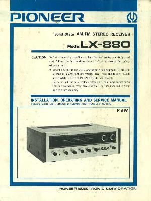 Service manual Pioneer LX-880 ― Manual-Shop.ru