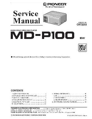 Service manual Pioneer MD-P100 ― Manual-Shop.ru