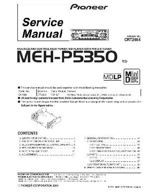 Service manual Pioneer MEH-P5350 ― Manual-Shop.ru