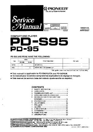 Сервисная инструкция Pioneer PD-95, PD-S95 ― Manual-Shop.ru