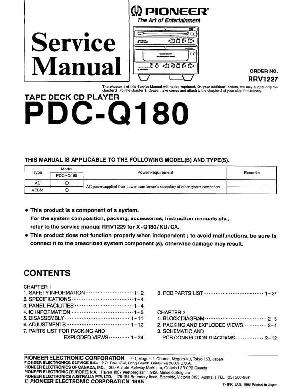 Сервисная инструкция Pioneer PDC-Q180 ― Manual-Shop.ru