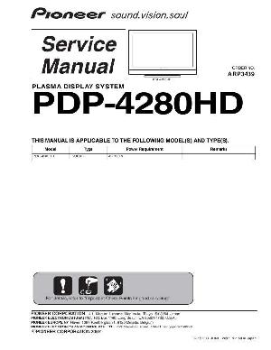 Service manual Pioneer PDP-4280HD ― Manual-Shop.ru