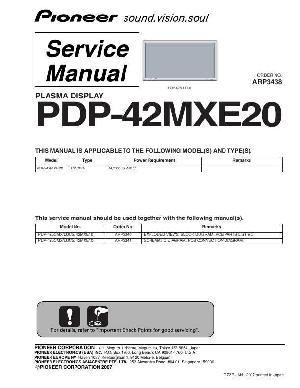 Service manual Pioneer PDP-42MXE50 (ARP-3438) ― Manual-Shop.ru