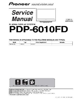 Сервисная инструкция Pioneer PDP-6010FD ― Manual-Shop.ru