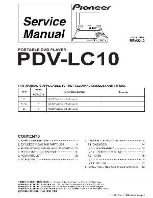 Service manual Pioneer PDV-LC10 ― Manual-Shop.ru