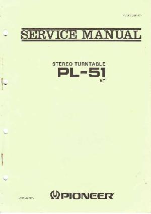 Service manual Pioneer PL-51 ― Manual-Shop.ru