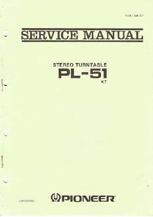 Сервисная инструкция Pioneer PL-51 ― Manual-Shop.ru