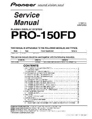 Service manual Pioneer PRO-150FD ― Manual-Shop.ru