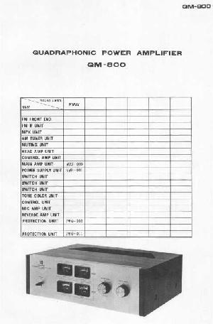 Service manual Pioneer QM-800 ― Manual-Shop.ru