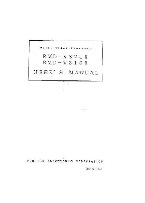Сервисная инструкция Pioneer RMD-V3109, RMD-V3216 ― Manual-Shop.ru