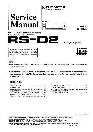 Service manual Pioneer RS-D2 ― Manual-Shop.ru