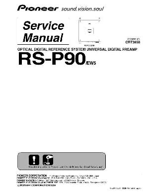 Service manual Pioneer RS-P90 ― Manual-Shop.ru