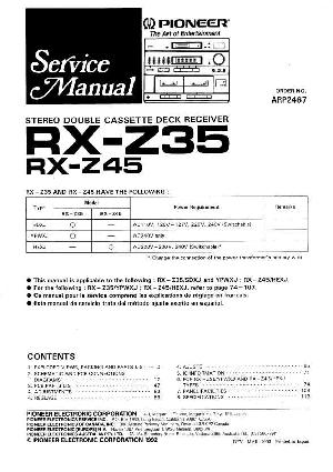 Service manual Pioneer RX-Z35, RX-Z45 ― Manual-Shop.ru