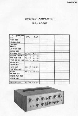 Сервисная инструкция Pioneer SA-1000 ― Manual-Shop.ru