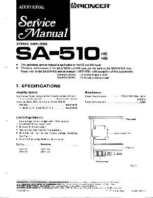 Service manual Pioneer SA-510 ― Manual-Shop.ru