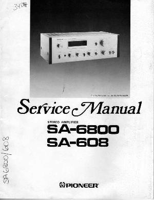 Сервисная инструкция Pioneer SA-608, SA-6800 ― Manual-Shop.ru