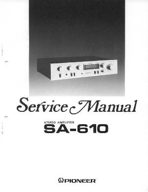 Сервисная инструкция Pioneer SA-610 ― Manual-Shop.ru