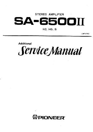 Сервисная инструкция Pioneer SA-6500II ― Manual-Shop.ru