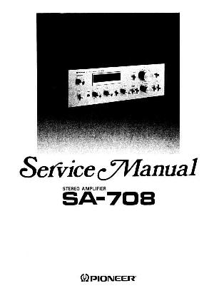 Сервисная инструкция Pioneer SA-708 ― Manual-Shop.ru