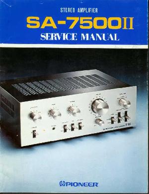 Сервисная инструкция Pioneer SA-7500II ― Manual-Shop.ru