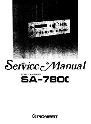 Сервисная инструкция Pioneer SA-7800 ― Manual-Shop.ru