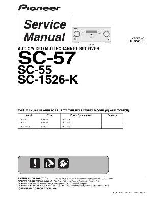 Сервисная инструкция Pioneer SC-55, SC-57, SC-1526-K ― Manual-Shop.ru