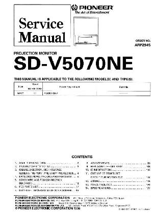 Service manual Pioneer SD-V5070NE ― Manual-Shop.ru