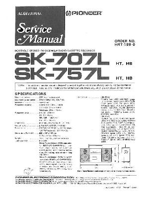 Service manual Pioneer SK-707L, SK-757L ― Manual-Shop.ru