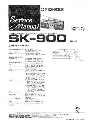 Сервисная инструкция Pioneer SK-900 ― Manual-Shop.ru