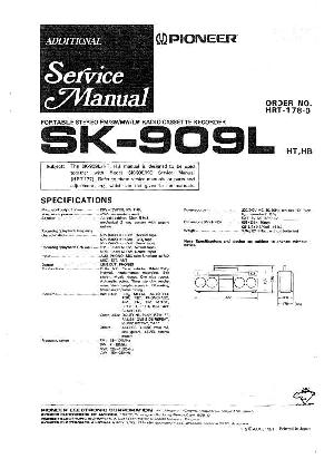Сервисная инструкция Pioneer SK-909L ― Manual-Shop.ru