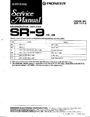 Сервисная инструкция Pioneer SR-9 ― Manual-Shop.ru